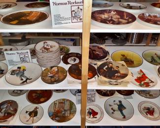 Norman Rockwell plates