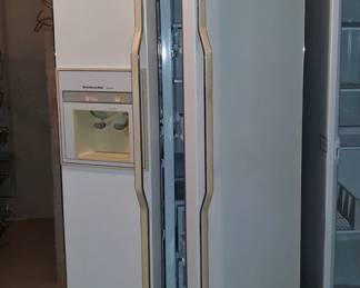 Kitchen Aid side-by-side refrigerator/freezer