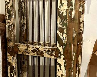 One pair of "Rustic/Industrial Gates" - with attached hardware, and extra hardware in plastic bag (taped on) $100 each