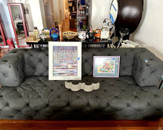 Modern "Chesterfield" sofa at $550