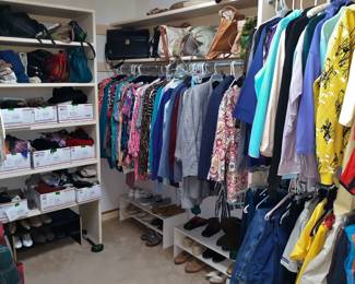 Men's and women's clothing, hats, shoes, accessories