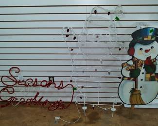 Christmas lawn ornaments