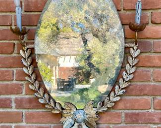 Vintage Mirror & Sconces