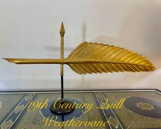 19th Century Quill Weathervane