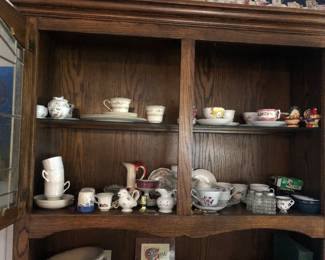 cups and saucers/some are bone china 