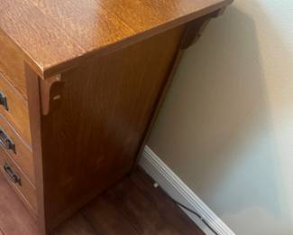 Dresser- 66” wide, 19” deep, 36” to top of dresser, 37” from top of dresser to top of mirror
