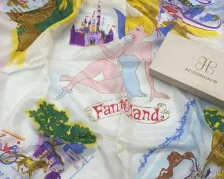 Fantasyland Silk Scarf Exclusively Disney Japan
