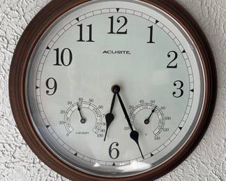 Act-Rite Clock Humidity & Temperature Working