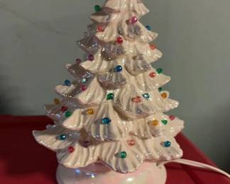 Iridescent Colorful Light Tree, Tested 10" Tall