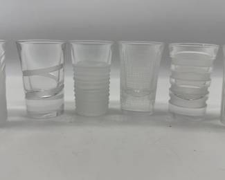 Itaivjas Etched Crystal Shot Glasses