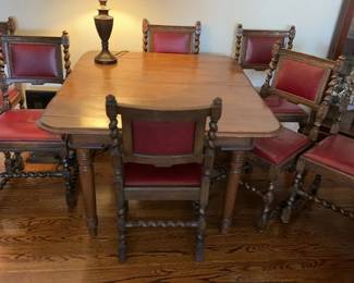 6 Renaissance Revival Chairs Late 19th-Early 20th