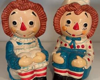 Raggedy Andy Raggedy Ann Bookends