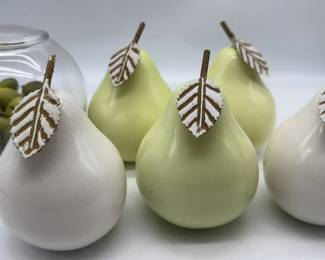 Decorative Pears, Jar of Olives