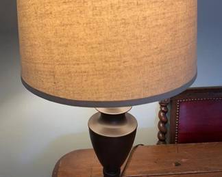 Table Lamp Brushed Bronze Color Base 26” Tall