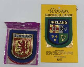 Scotland Ireland Souvenir Badge