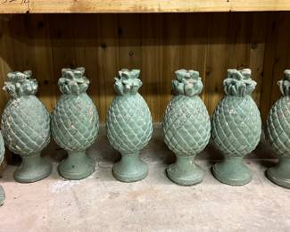 Concrete pineapples