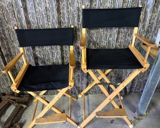 Gold Medal director chairs.