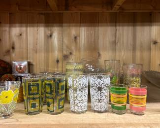 Vintage glassware