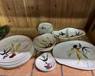 Red Wing pottery dishes