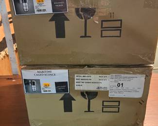 Restoration Hardware lights.