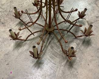 Pagoda Faux Bamboo chandelier