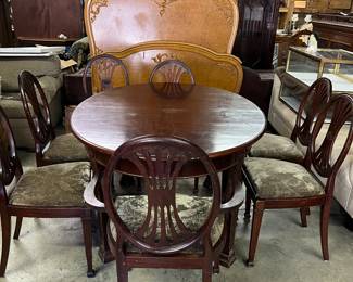 Dining table and chairs