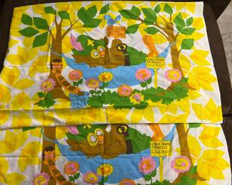 Woodsy owl pillow cases
