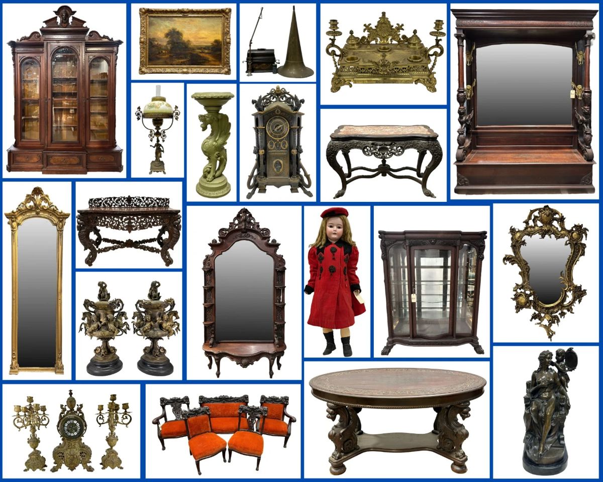 Victorian Auction Collage
