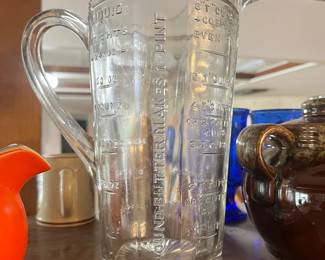 Antique measuring pitcher
