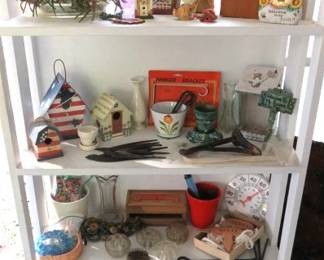 White 4 Tier Garden Plant Shelf