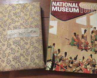 Vintage The Woodblock Prints of Utagawa Hiroshige, Edward F. Strange: The Colour-Prints of Hiroshige, accordion style book 