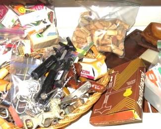 Large Selection of Corkscrews, Matches, Cocktail Bar Stirrers Swizzle Sticks Spoons Picks 