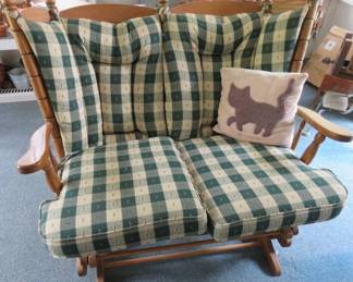Country Glider Love Seat