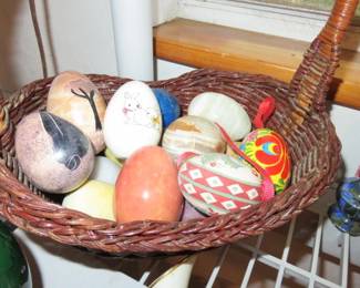 Alabaster Stone Marble Eggs