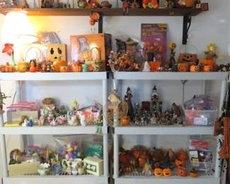 Halloween Decorations, Lots of Pumpkins