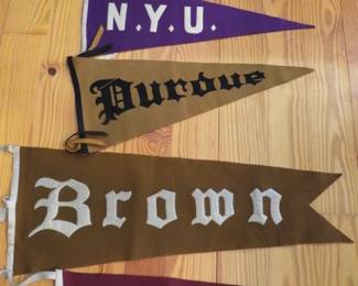 Vintage Felt Banner Flags