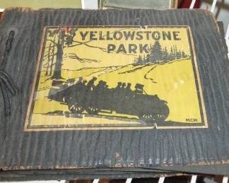 Antique Yellowstone Park Scrapbook