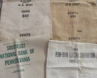 Canvas U.S. Mint & Bank Bags
