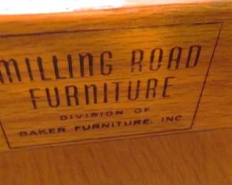 Pair of Mahogany End Tables by Milling Road Furniture