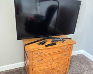 Night stand and Samsung tv