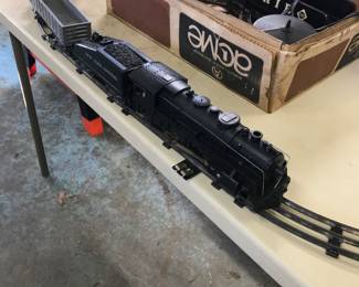 Lionel train. It works, even to the chimney smoking! (I got to play with it!)