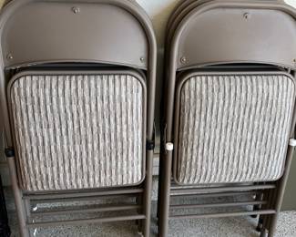 2 Sets/4 Folding Chairs, Card Table 