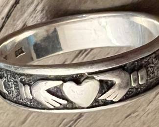 Sterling Claddagh Ring 