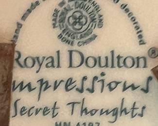 Royal Doulton Impressions Secret Thoughts 