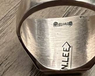 Ring Sterling Norman Lee Navajo