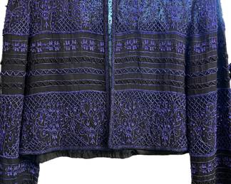 Vtg Talbots Sequined Jacket 