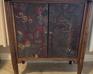 Hand Painted Cabinet
