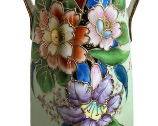 Antique Nippon Mint Green Vase