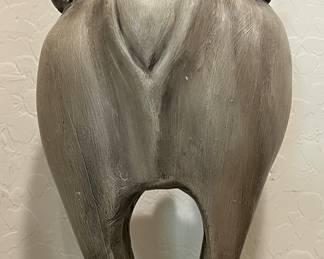 Carlisle 1960 Modernest Plaster Ram Sculpture