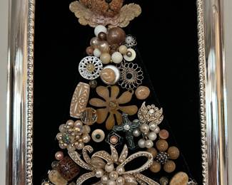 Small Framed Jewelry Art  x 2